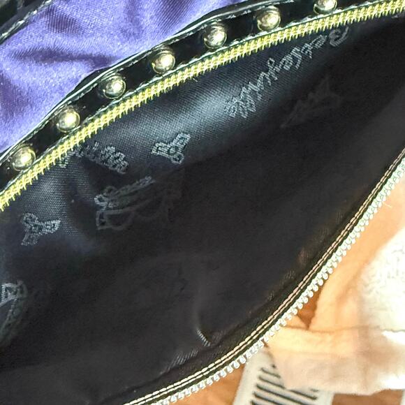 Electric Purple Metallic Betsyville Crossbody Purse - Picture 11 of 12